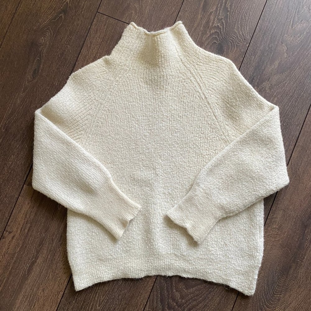 Reformation Cream Alpaca Sweater